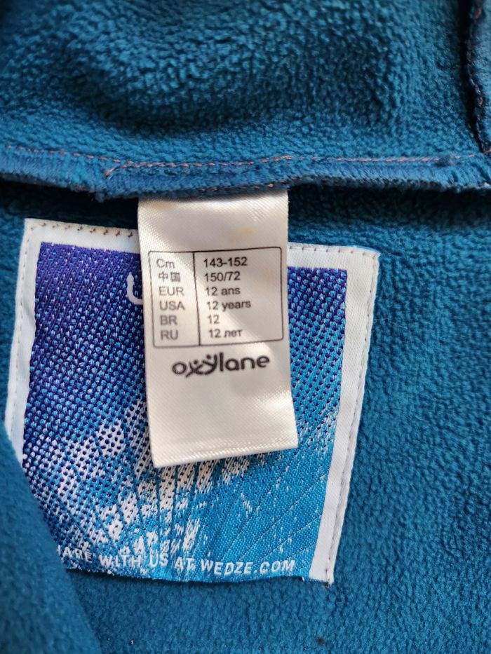 Veste polaire Wed’ze multicolore – 12 ans - photo numéro 4