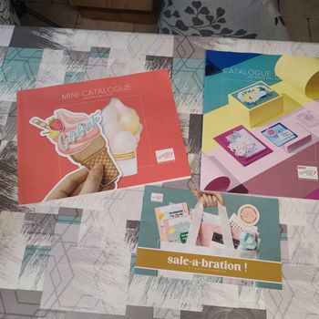 Lot catalogue stampin up 2023/2024
Catalogue annuel mini catalogue janvier avril 2024 + SAB