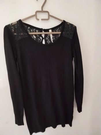 Pull dentelle dos