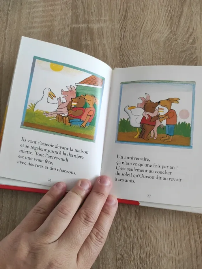 Livre calligram bon anniversaire ourson - photo numéro 5