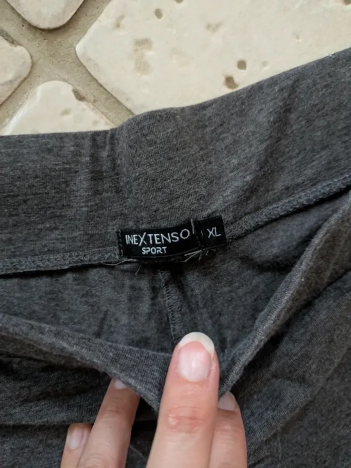 Magnifique pantalon fluide gris / legging In extenso sport taille XL neuf - photo numéro 2