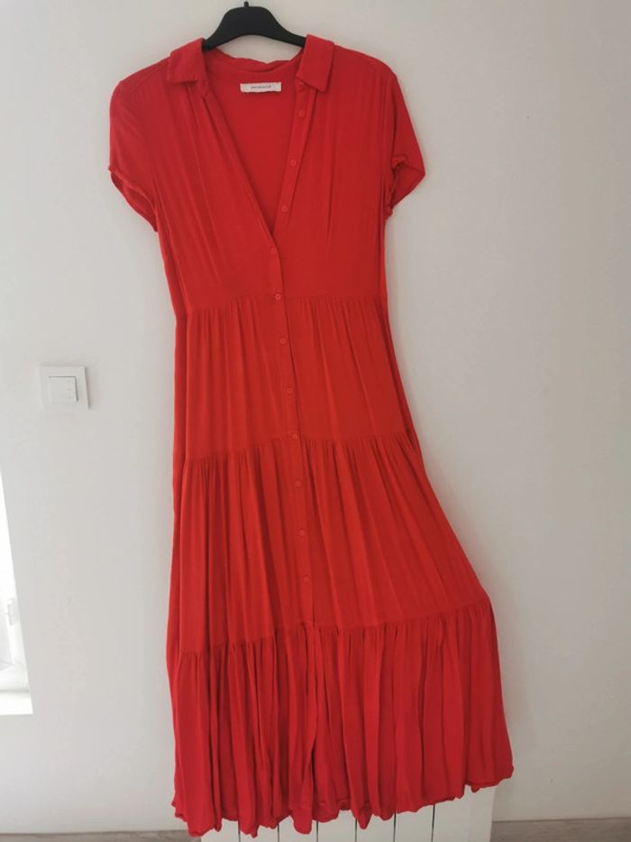 Robe longue rouge / Promod - photo numéro 2