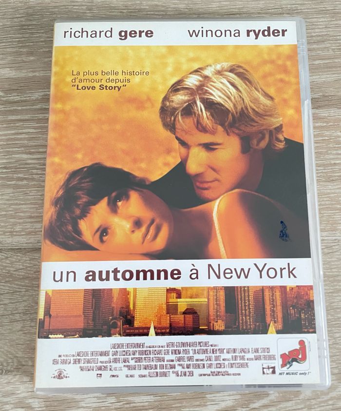 DVD un automne à New York superbe film romantique  en excellent état