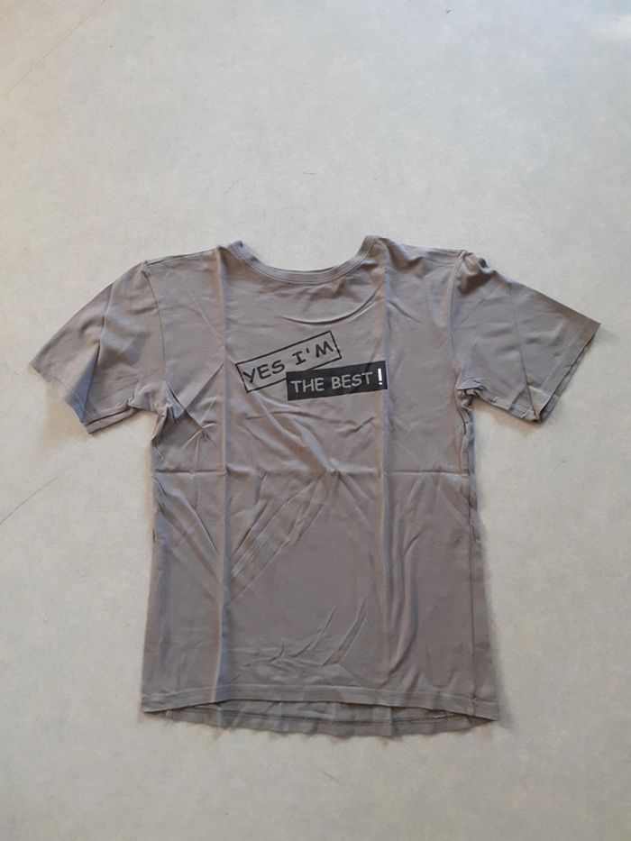T-shirt gris "I'm the best »