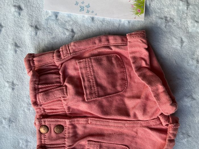 short en jean rose taille élastique 3 mois kiabi - photo numéro 5
