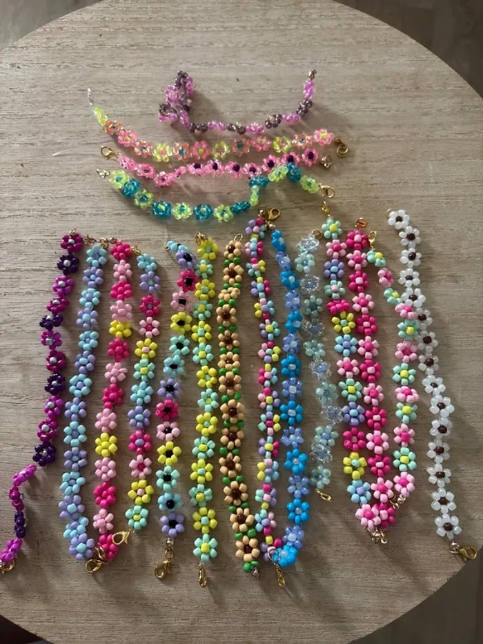 Bracelet de fleur couleur été 📦