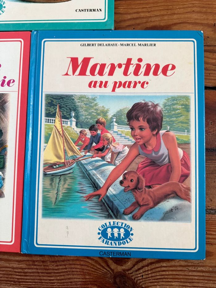 Collection Farandole lot de 3 livres anciens vintage Martine Casterman Marlier Delahaye - photo numéro 2