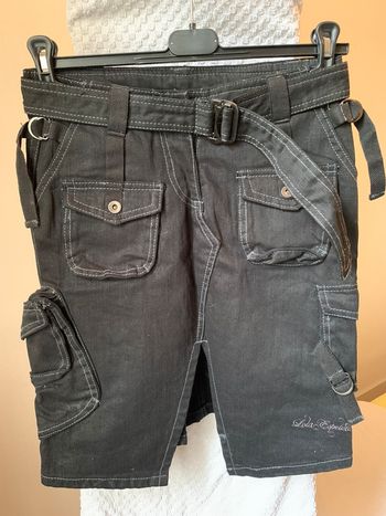 Jupe en jean noire