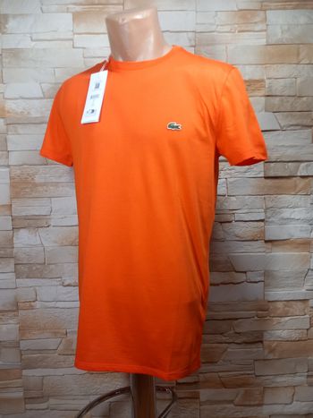 T-shirt Lacoste orange neuf  taille XS