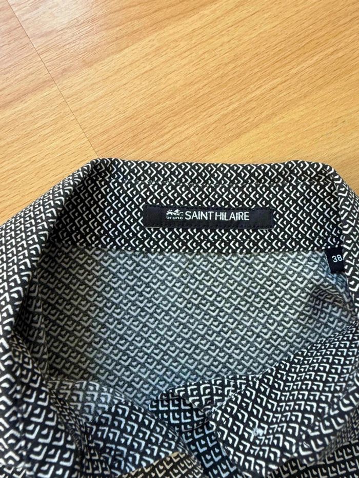 Chemise fluide Bruno Saint Hilaire - Taille 38 - Très bon état - photo numéro 3