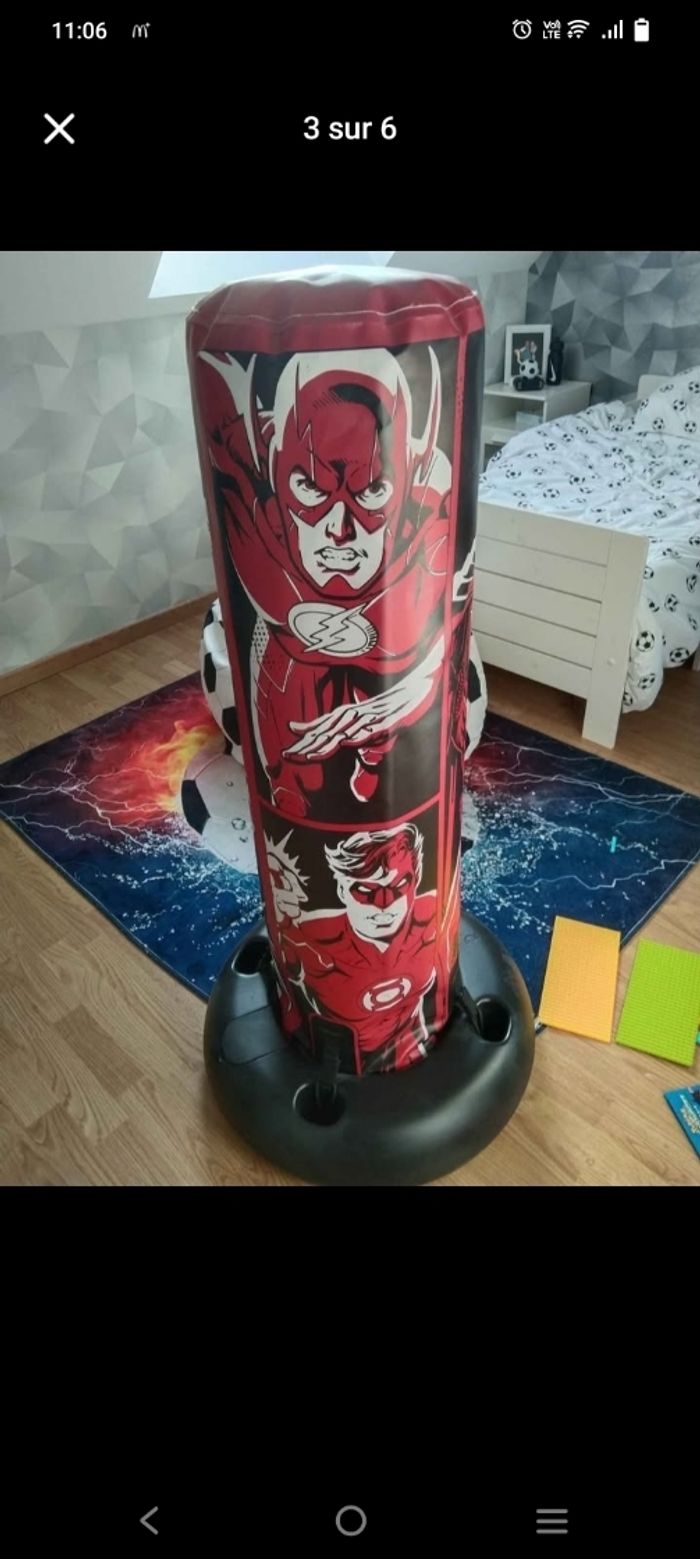 Punching-ball enfants marvel avec gants - photo numéro 3