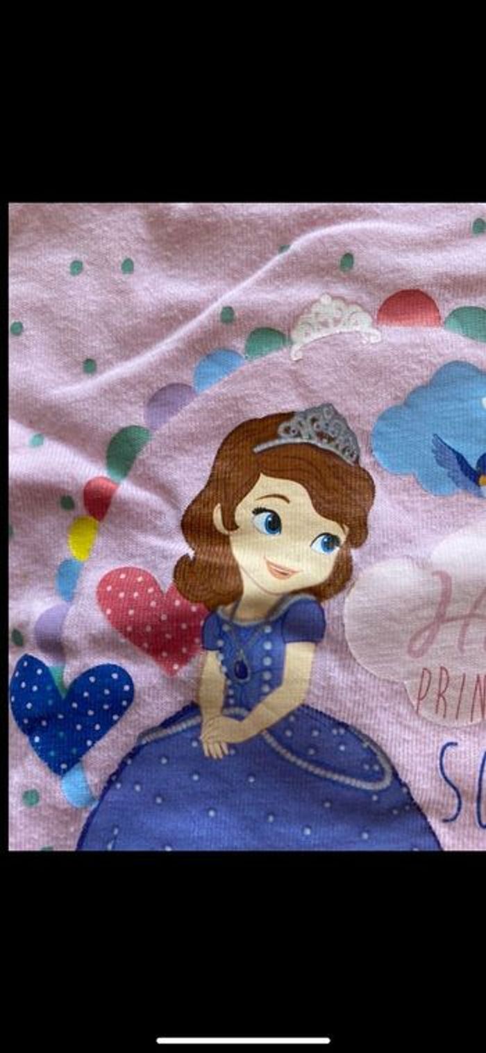 Teeshirt manches longues Princesse Sophia 12 mois - photo numéro 5