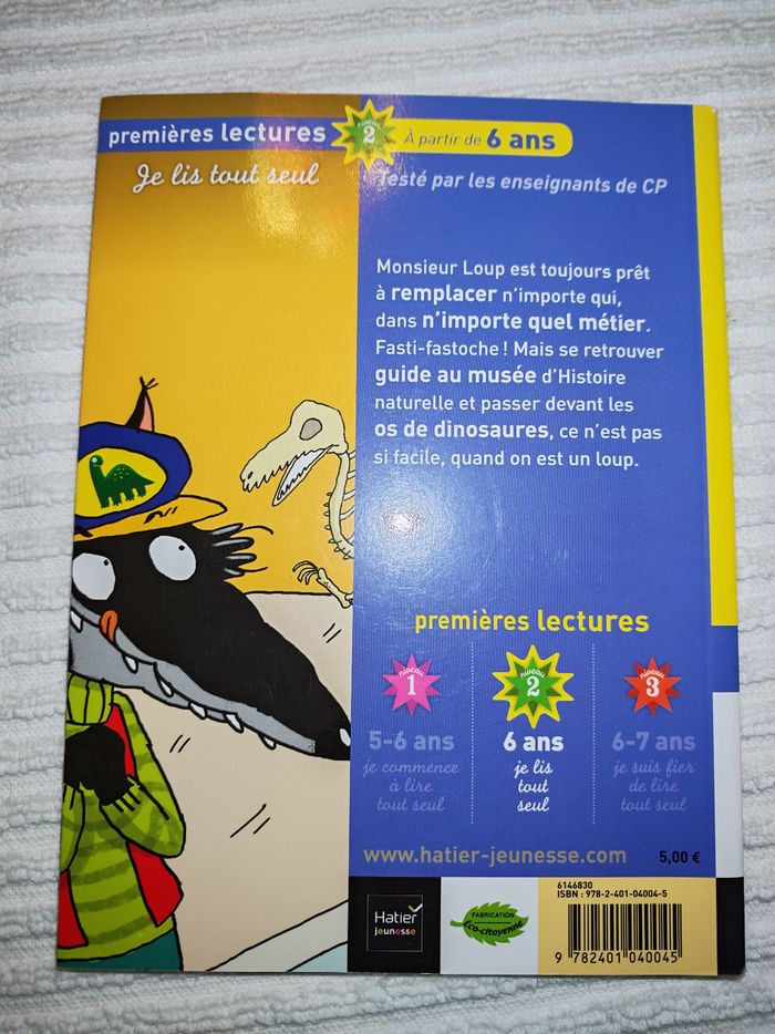 Livre mr loup trop bon le dinosaure - photo numéro 2