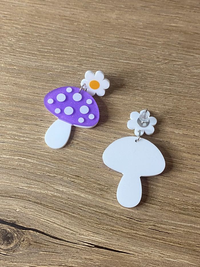 Boucles d oreilles Champignon tendances - photo numéro 5