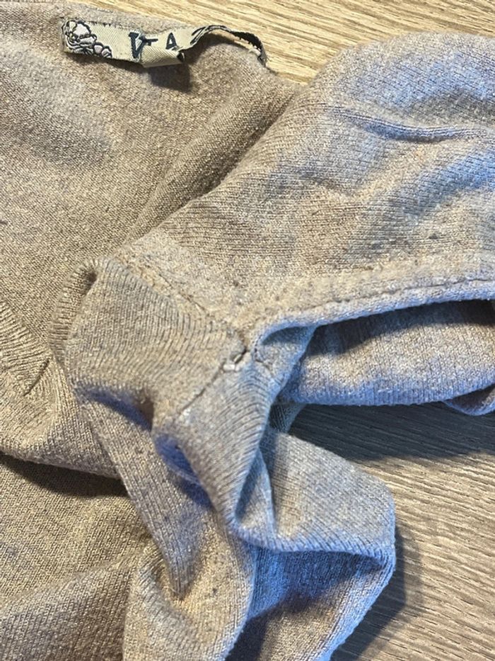 Pull fin, pull col V, femme taille S - photo numéro 6