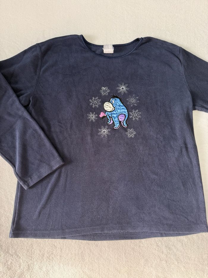 Sweat de nuit bleu marine Disney bourriquet taille M en très bon état - photo numéro 2
