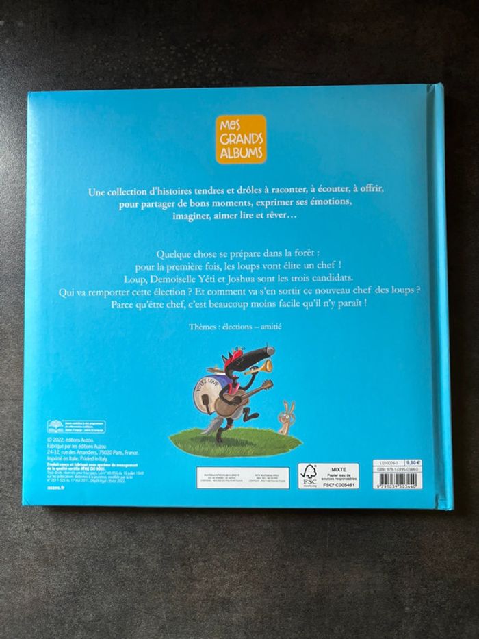 livre le loup qui devenait chef de la forêt Auzou - photo numéro 2