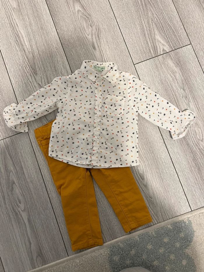 Ensemble pantalon et chemise