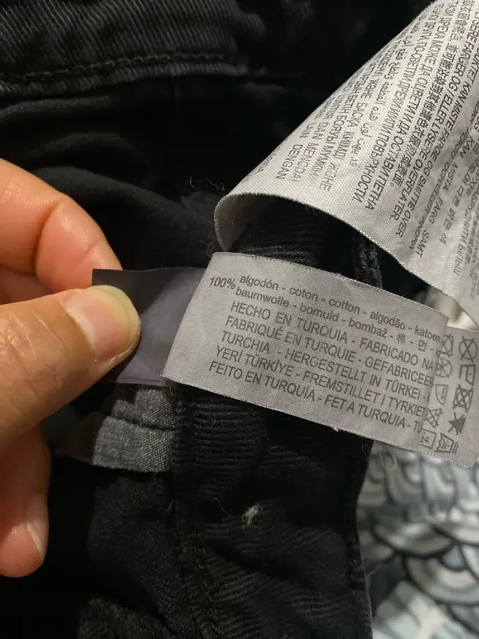 Jean Noir 3/4 Taille Haute Zara - photo numéro 6