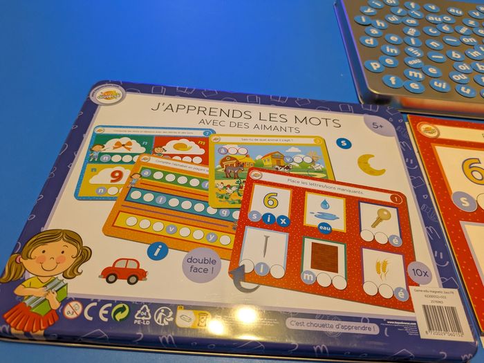 Jeu éducatif  "J'apprends les mots " avec des aimants - photo numéro 2