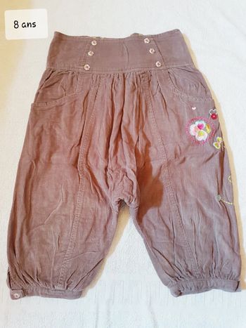 Sarouel velour orchestra 8 ans