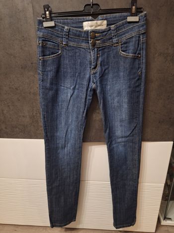 Jeans droit taille haute