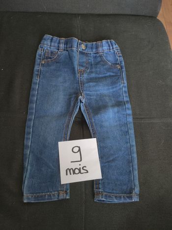 Jeans bleu pour bébé garçon 9 mois tape a l'oeil