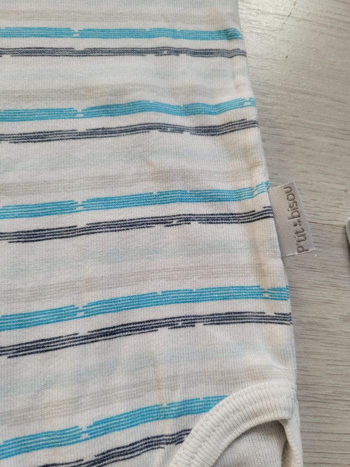 Lot 4 bodys P'tit Bisou 3 mois - photo numéro 3