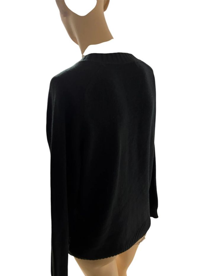 Pull Femme Dolce & Gabbana - Col V - Noir - Coton - Taille L - photo numéro 12