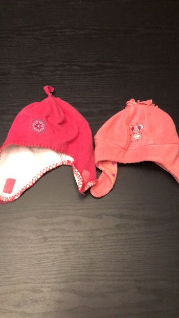 Lot de 2 bonnets