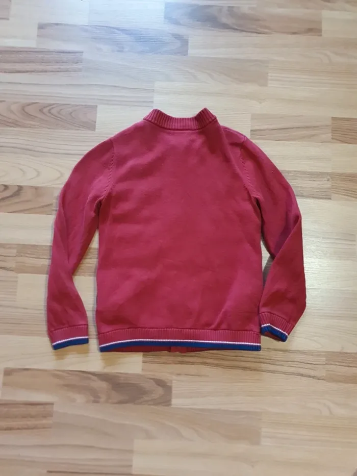 gilet matelassé rouge 8 ans - photo numéro 4