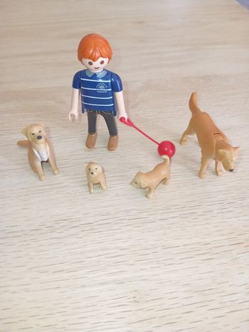 Playmobil 5209 - Famille de golden retrievers - dès 4 ans - Comme neuf