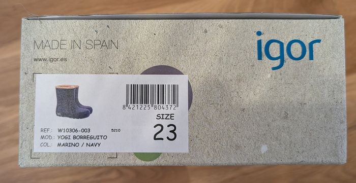 Bottes de pluie fourrées Igor Yogi Borreguito bleue - photo numéro 4