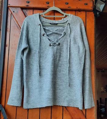 Pull femme gris Stradivarius, S