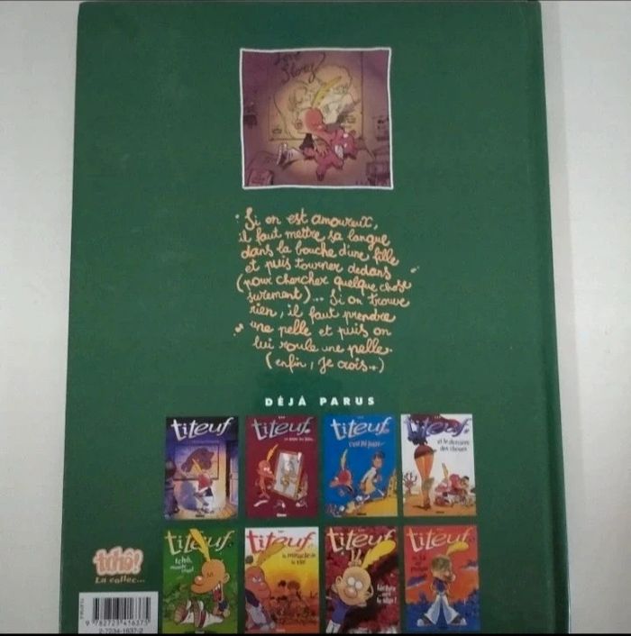 Bande dessinée Titeuf l'amour c'est pô propre - photo numéro 2