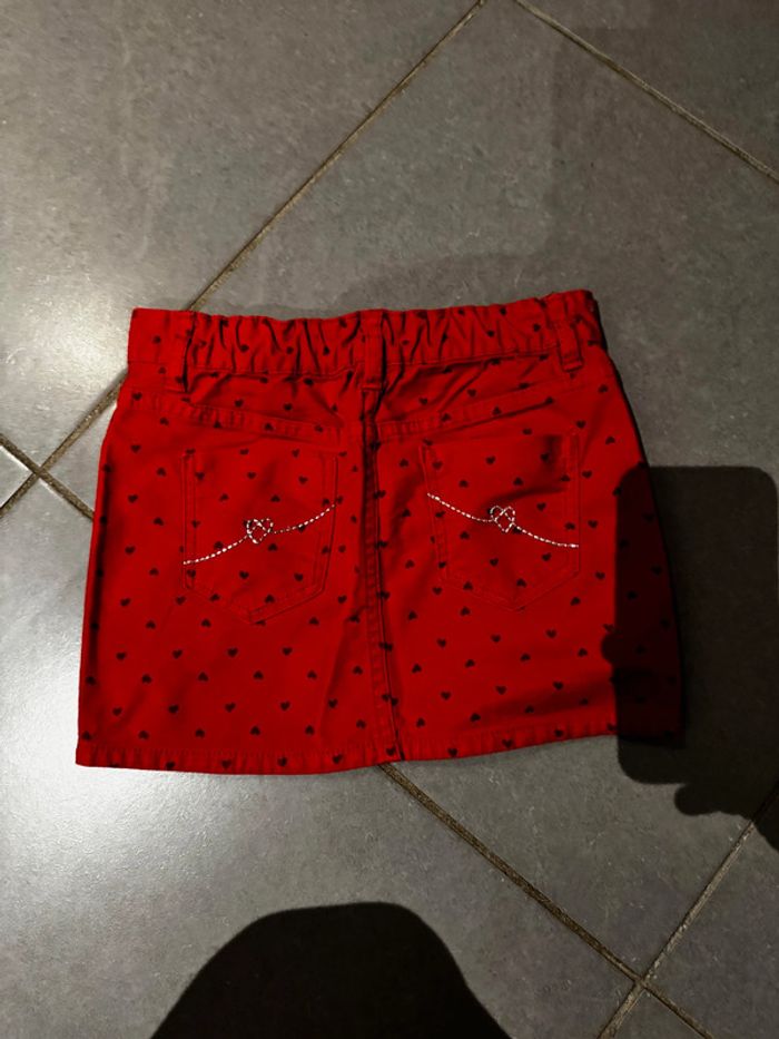 Jupe réversible - La compagnie - Cœur - Rouge, rose & argenté - 5 ans - photo numéro 4