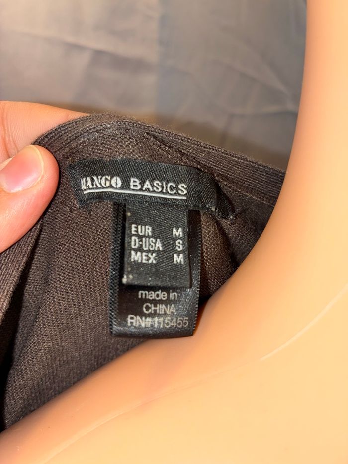 Cardigan Marron Classique Mango Basics - Taille M - photo numéro 2