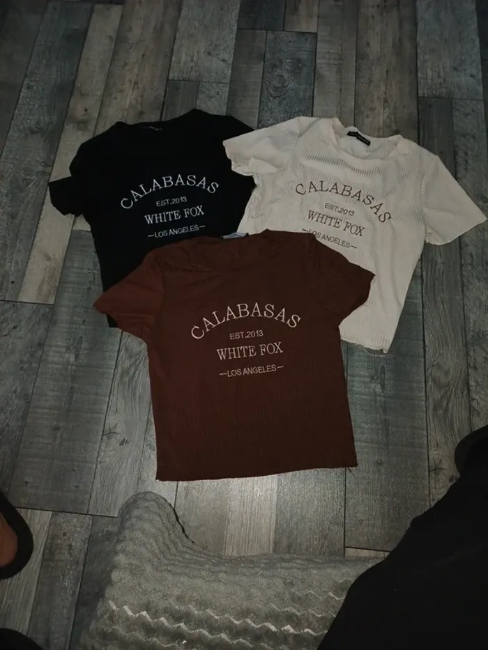 3 Tee-shirts