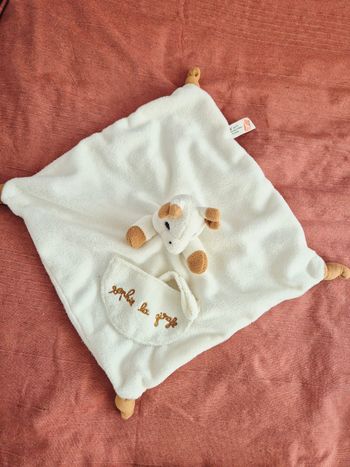 Doudou carré Sophie la Girafe - Vulli