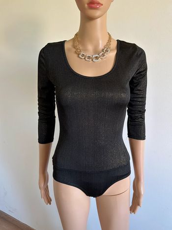 Body pailleté avec manches courtes LPB Woman taille XS jamais porté