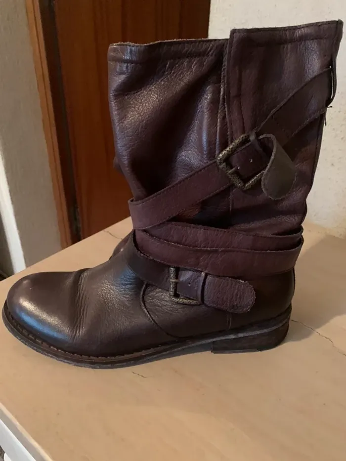 Bottes cuir