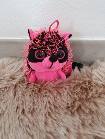 Peluche  hérisson  rose