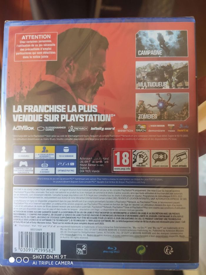 Jeu PS4 call of duty modern Warfare - photo numéro 3