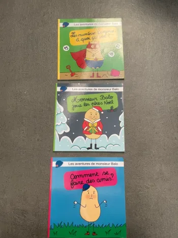 Lot 3 livres Les aventures de Monsieur Balo