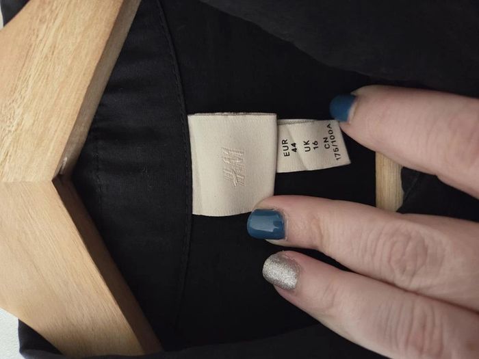 robe longue H&m noir taille Xxl - photo numéro 5