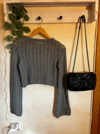 Jersey rejilla cropped