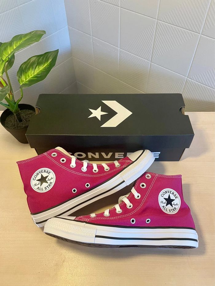 Converse Chuck Taylor All star bordeaux / purple - photo numéro 3