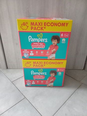 Couches pampers pants Taille 6