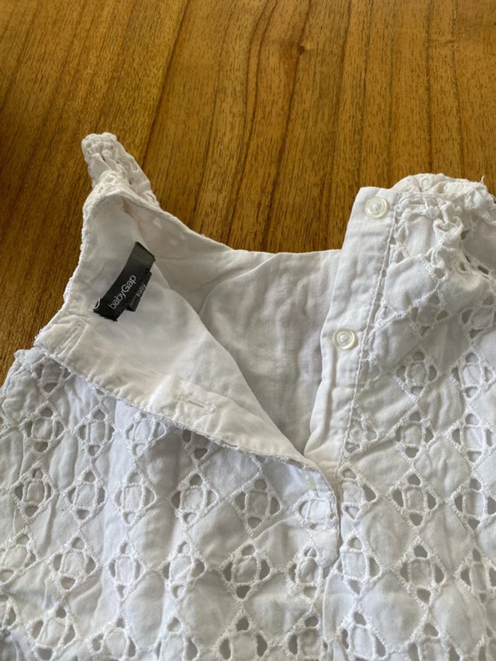 Robe blanche babygap - photo numéro 3