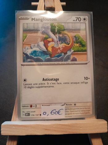 Carte Pokémon Manglouton 176/197
